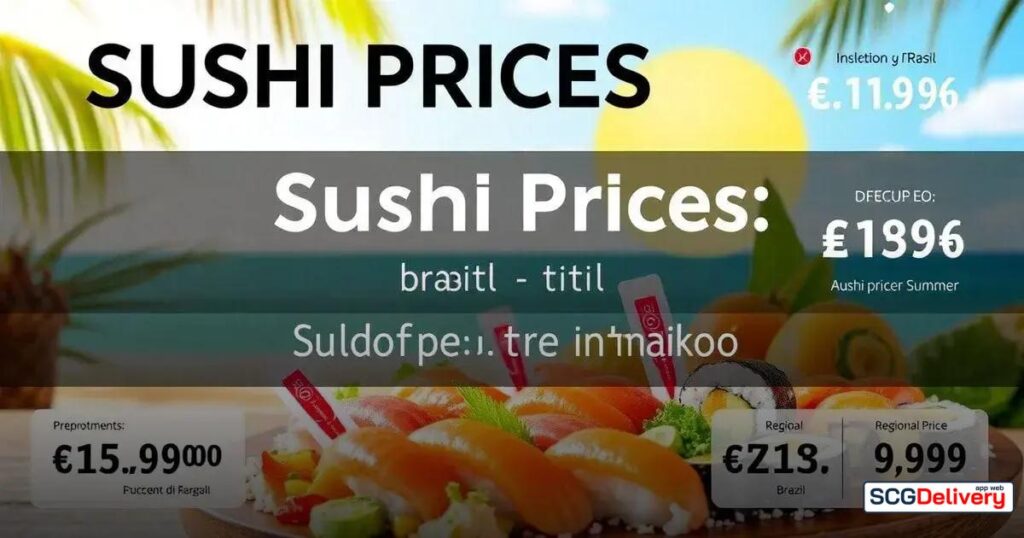 Preço Sushi: Descubra Se Vale a Pena Neste Verão